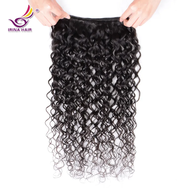 Cheap Human Hair Wet and Wavy Virgin Brazilian Raw Unprocessed Water Curly Brazilian Virgin Hair Water Wave Hair extensions Wavy