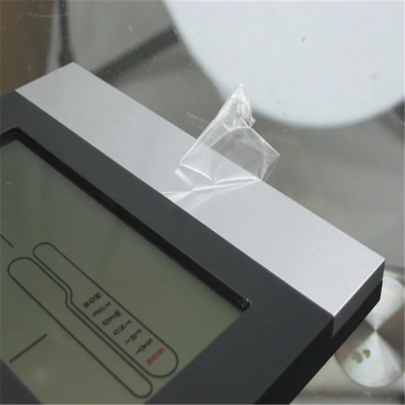 Digital LCD bateria Termômetro Tempo de Alarme Tempo relógio Higrômetro Casa Tela Grande Eletrônico Termômetro de Umidade presente de natal