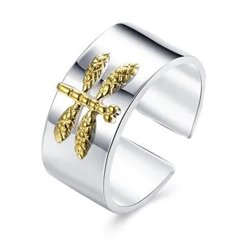 Al por mayor - Regalo de Navidad al por menor precio más bajo, envío gratis, nuevo anillo de plata 925 moda R57