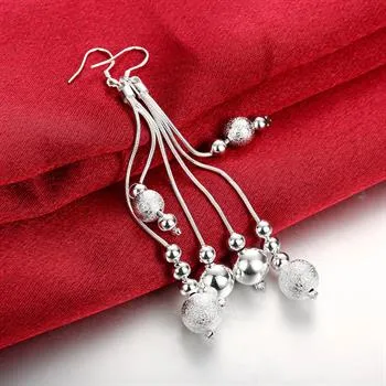 Venda por atacado - menor preço de presente de Natal 925 Sterling Silver Fashion Earrings E06