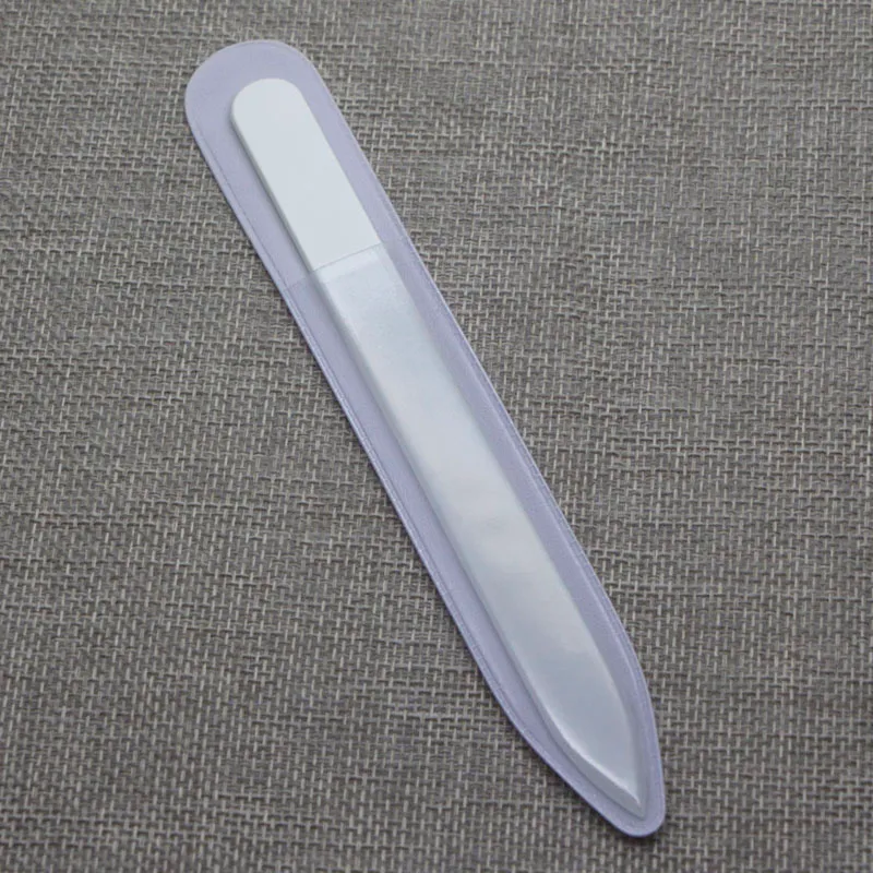 Glass Nail Files Crystal Fingernail File Nail Care 5.5