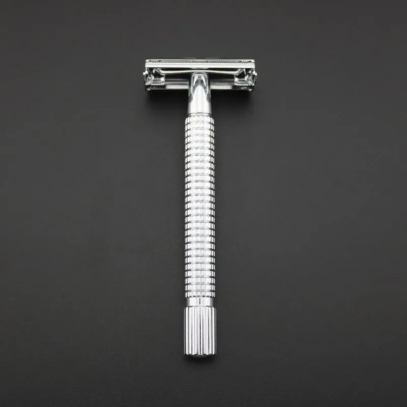 WEISHI Classic Safety Razor Adjustable Shaver Hair Remover Long Handle High Quality Brass Bright Chromium Plating Surface 9306-FL NEW