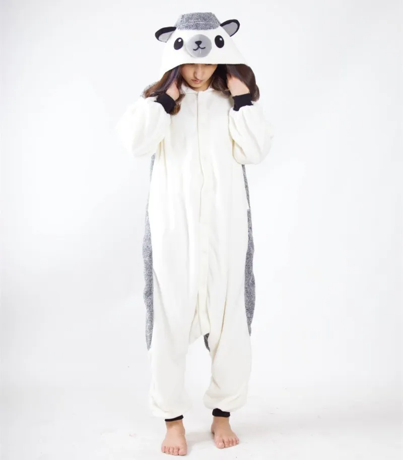 Hedgehog Animal Costume Adults Cartoon Polar Fleece Kigurumi for Halloween Carnival New Year Party Drop Shipping Welcomed