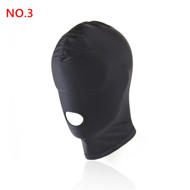 New Arrival Adult games Fetish Hood Mask BDSM Bondage Black Spandex Mask Sex Toys For Couples 4 Specifications To Choose