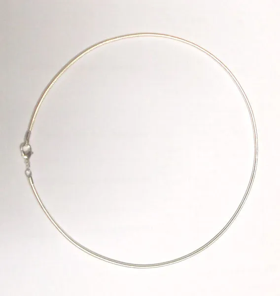 / argent plaqué collier collier cordon fil pour bricolage artisanat bijoux cadeau 18 pouces W20249d