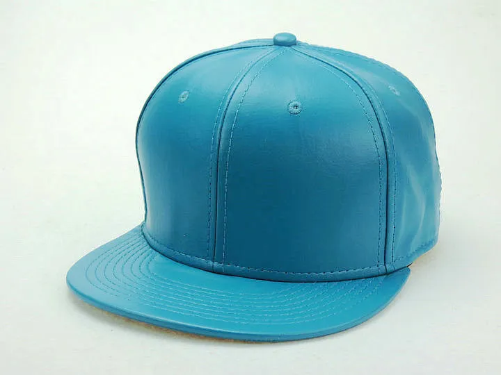 2017 New Leather Blank No Brand Snapback Caps Baseball Hats239t