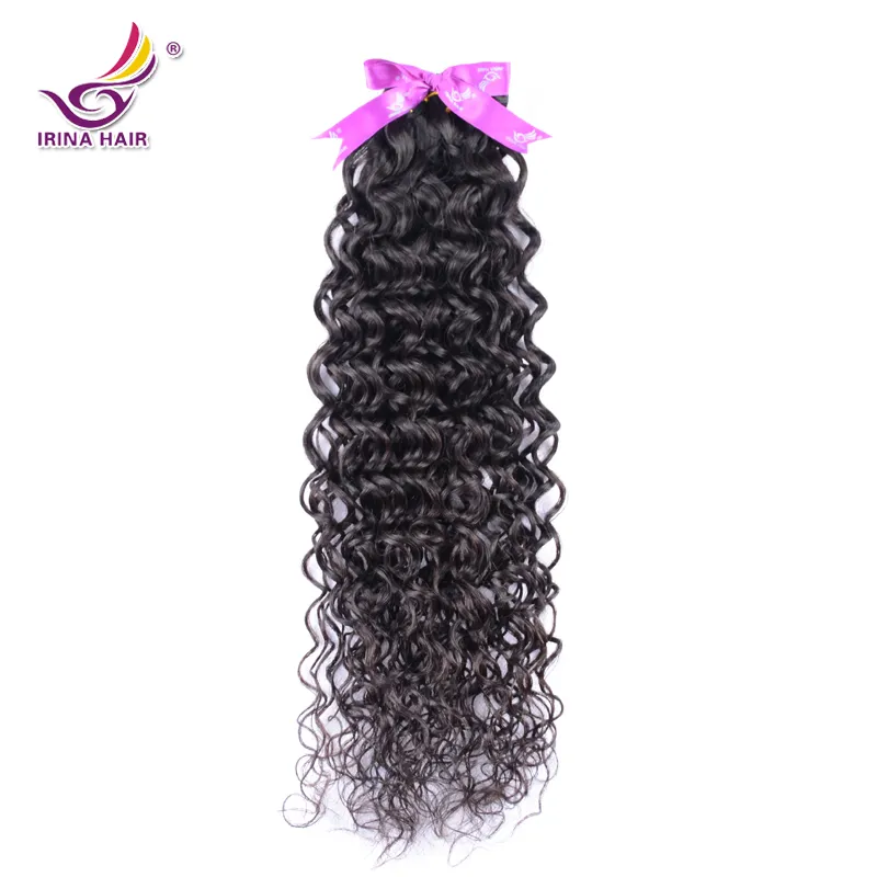 Cheap Human Hair Wet and Wavy Virgin Brazilian Raw Unprocessed Water Curly Brazilian Virgin Hair Water Wave Hair extensions Wavy