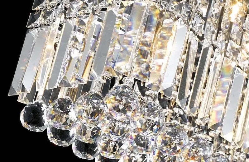 Nouveau moderne contemporain cristal suspension plafonnier lustre longueur d'éclairage 47 2 pouces 120 cm LLFA263b