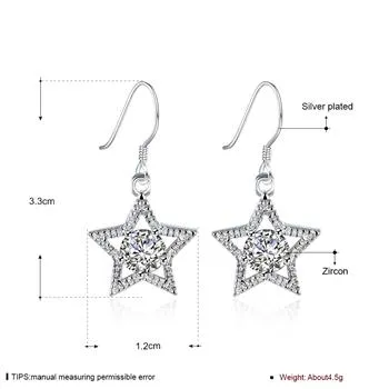 Commercio all'ingrosso - regalo di Natale di prezzo più basso 925 orecchini in argento sterling moda E99