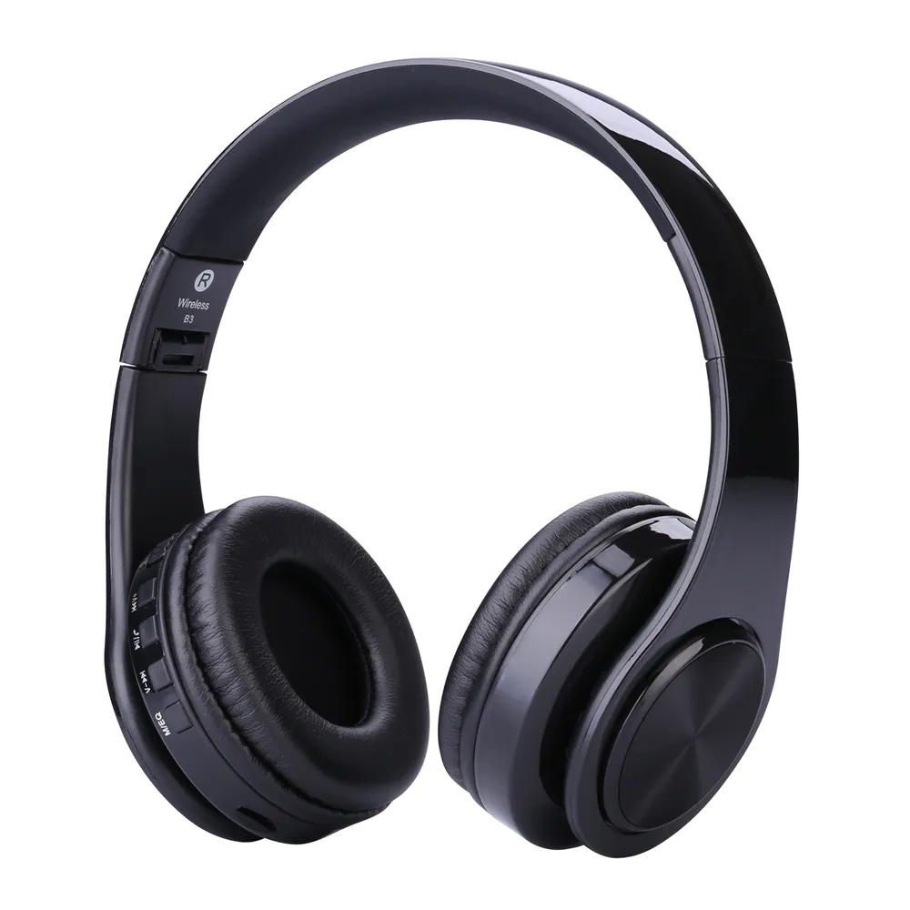 Bluetooth Headphones WH812 Over Ear HIFI Head Wireless Earphones With Mic 3D Music Monitor Headset Gamer support SD card for phone call Android xiaomi sumsamg tablet