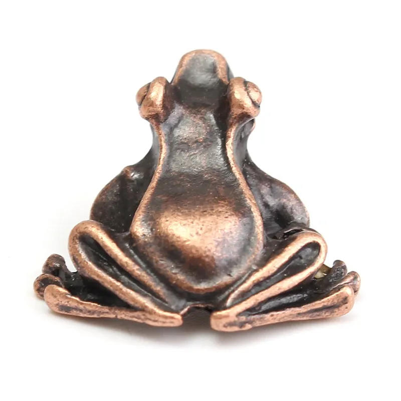 Whole- Red Copper Alloy Animal Toad Snail Incense Burner Holder for Incense Sticks Handmade Craft Ornament DIY Home Decor267a