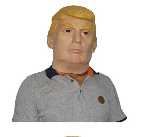 Toptan masquerade maskeleri ABD Başkan Adayı Mr Trump Lateks Maske Lateks Yüz Maskesi Milyarder Başkanlık Donald Trump Lateks Maske