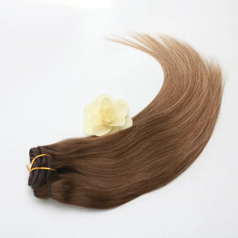 Cheap 100% Human Hair Clip 100g in Hair Extension Finest Quality Vrgin Raw Unprocessed Virgin Brazilian Hair