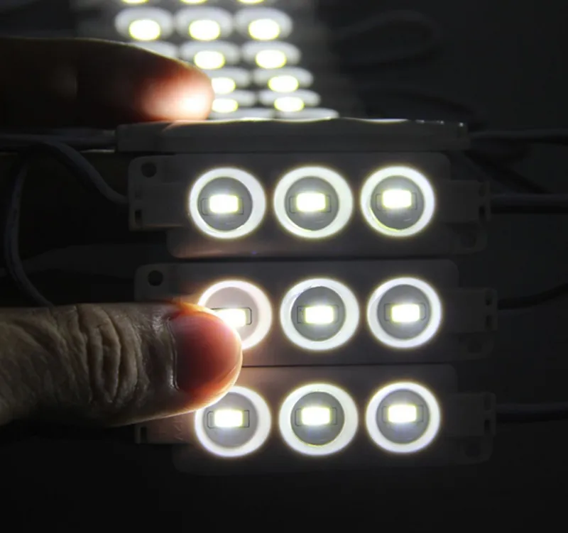 Modules de rétro-éclairage LED par Injection en plastique ABS 1 5W RGB Modules LED étanche IP65 3LED 5050 5630 LED vitrine Light2490