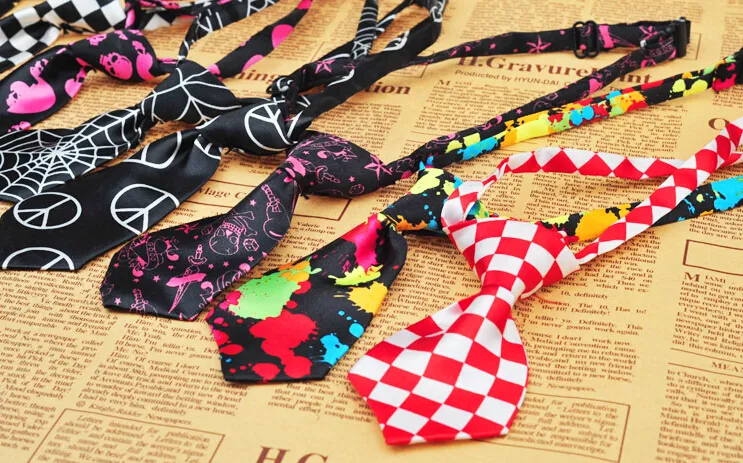 Hot Sale dog pet cat bow tie necktie collar mixed different color 