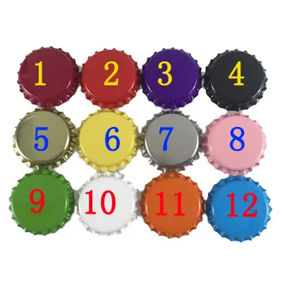 25mm - 26mm 1 Metal Flattened Bottle Caps Printed On Both Sides Painted Barrette Jewelry Accessories 34mm Externa2355