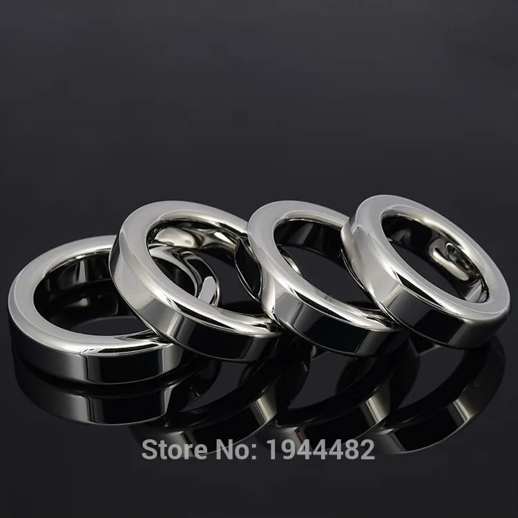 Pinis érection Enhancer prolonge Prolong Delay Inneildless Steel Cock Rings Metal Cockring Pinis Retard pour les hommes Jouets Sex Bondage Male Bal7486097