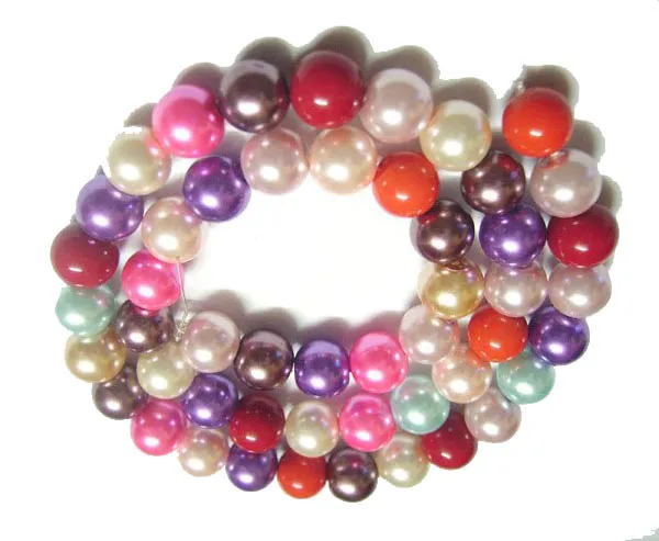 / 8mm mélange de couleurs perles rondes en verre en vrac pour bricolage artisanat bijoux cadeau MP06237G