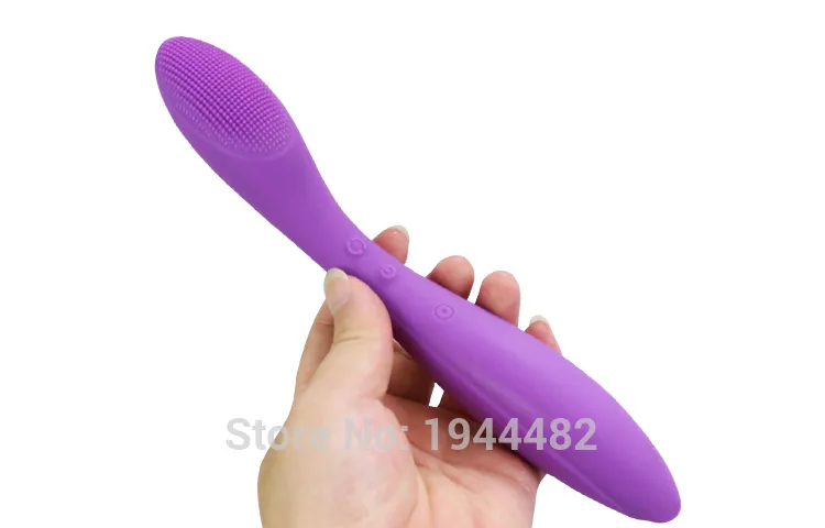 Prodotto del sesso del massaggiatore della bacchetta magica del vibratore del punto G del vibratore del clitoride le donne Doppio motore 12 tipi di ricarica USB di frequenza Acqua5990291