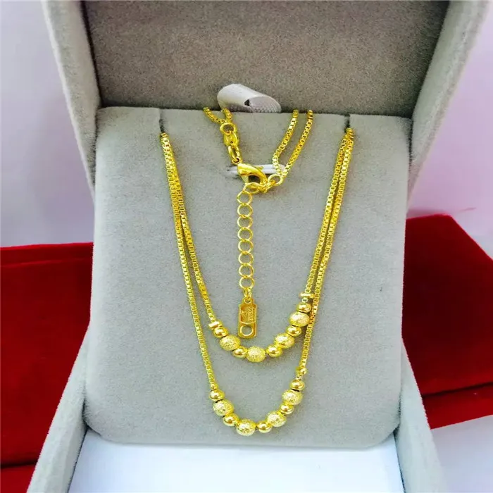 Exquisite Frau Halskette Neueste Mode Dünne Kette Kragen Halskette 18K Gold Überzogene Frauen Schmuck Aushöhlen Charms216n