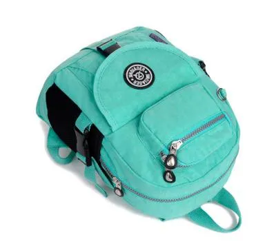 Whole-Women Floral Nylon Backpack Female Brand JinQiaoEr l Kipled School Bag Casual Travel Back Pack Bags 326w