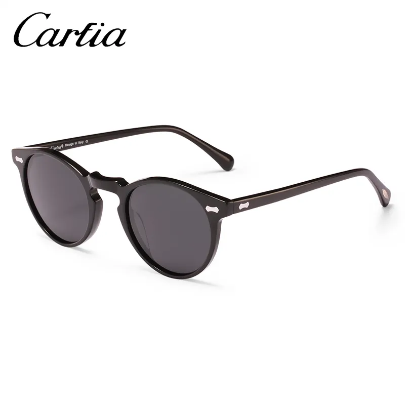 Polarized sunglasses women carfia 5288 oval designer sunglasses for men UV 400 protection acatate resin glasses with box2150
