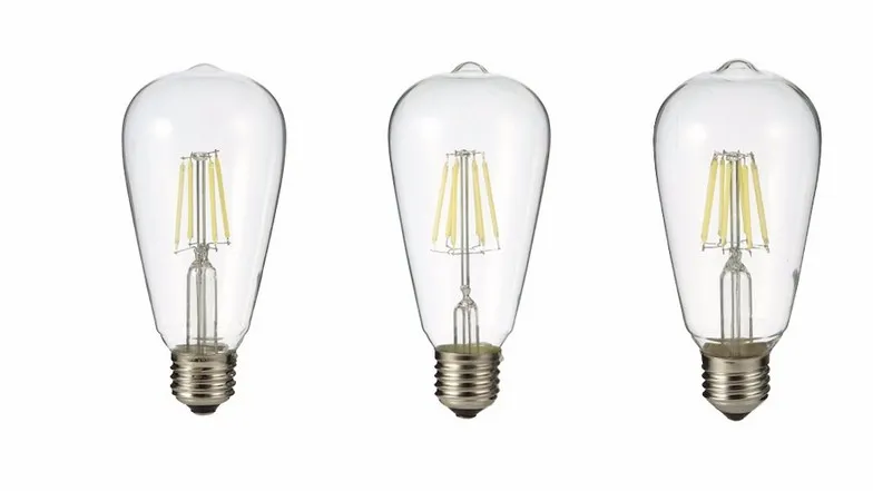 E27 ST64 LED-glödlampor Vintage LED-filamentlampa Retro-lampor 2W 4W 6W 8W varm vit AC110-240V197M