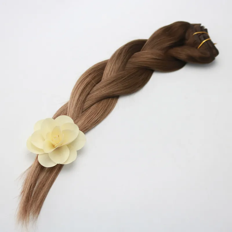 Cheap 100% Human Hair Clip 100g in Hair Extension Finest Quality Vrgin Raw Unprocessed Virgin Brazilian Hair