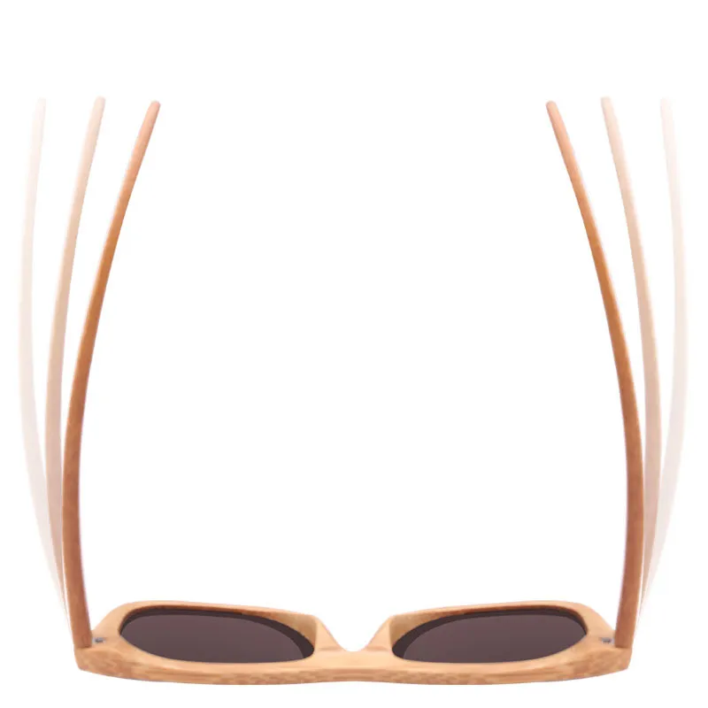 Drewniane retro spolaryzowane okulary przeciwsłoneczne ręcznie robione bambusowe drewniane okulary mody spersonalizowane okulary dla mężczyzny i kobiet w całym filmie CO248T
