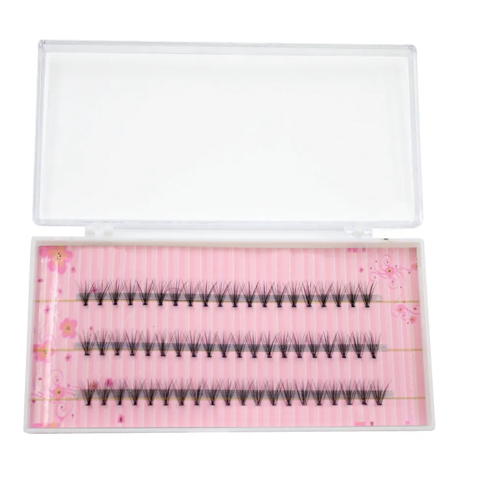 High Quality Fashion Professional Makeup Individual Cluster Eye Lashes Grafting Fake False Eyelashes with 