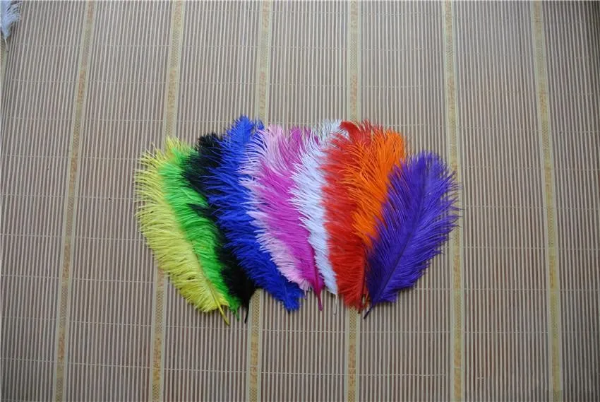 15-20cm White Ostrich Feather Plume Craft Supplies Wedding Party Table Centerpieces Decoration 182n
