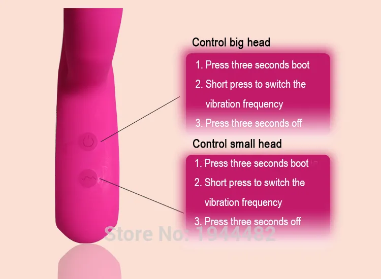 Vibratore del clitorideG Spot vibratore bacchetta magica bambole del sesso le donne Dildo lingua vibrante giocattolo del sessoDoppio motoreRicarica USB a 9 velocità3317237