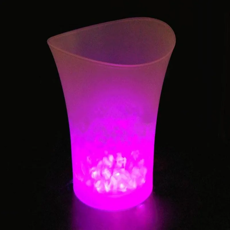 Bar 5 Liter Volumen Plastik LED ICE Eimer Farbwechsel Nachtclubs
