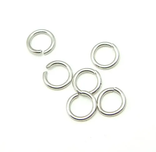 925 Sterling Silver Open Jump Ring Split Rings Accessory For DIY Craft Jewelry Gift W5008 2508