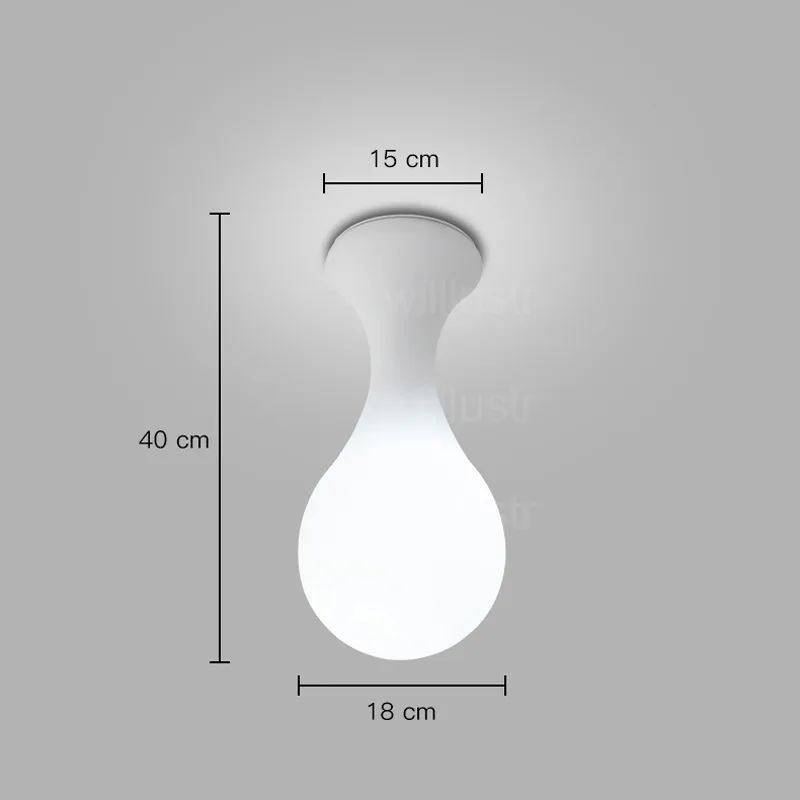 Next Drop ceiling lamp Constantin Wortmann Design home collection Light glass shade lighting Liquid drop bowling stalactite foyer 305R