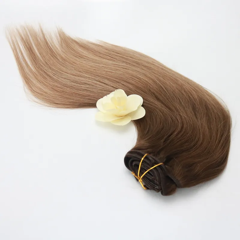 Cheap 100% Human Hair Clip 100g in Hair Extension Finest Quality Vrgin Raw Unprocessed Virgin Brazilian Hair
