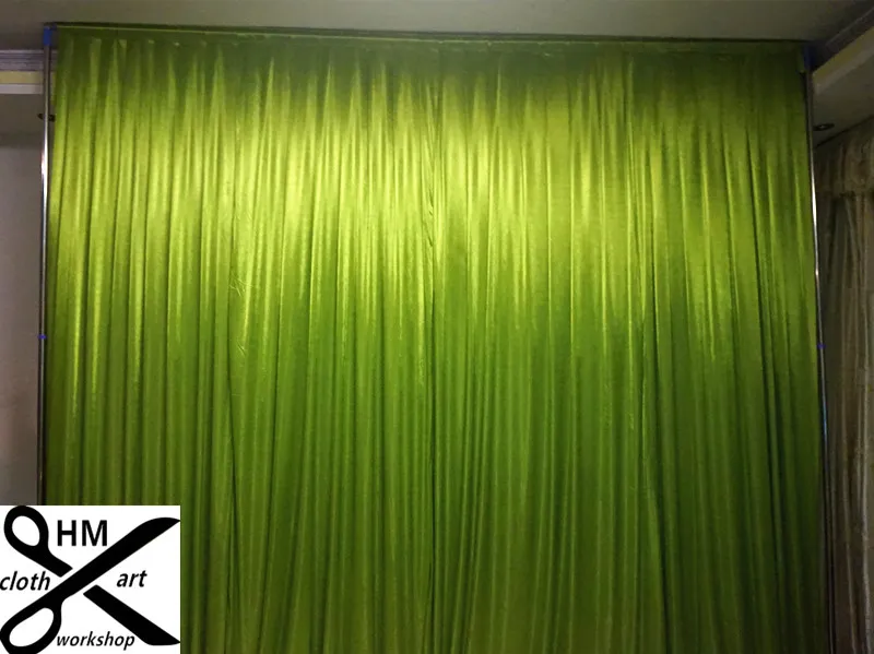 3m 6m vit bakgrund för alla färger Party Curtain Rainbow Backdrop Wedding Stage Qerformance Bakgrund Drape Valane BackClot313U