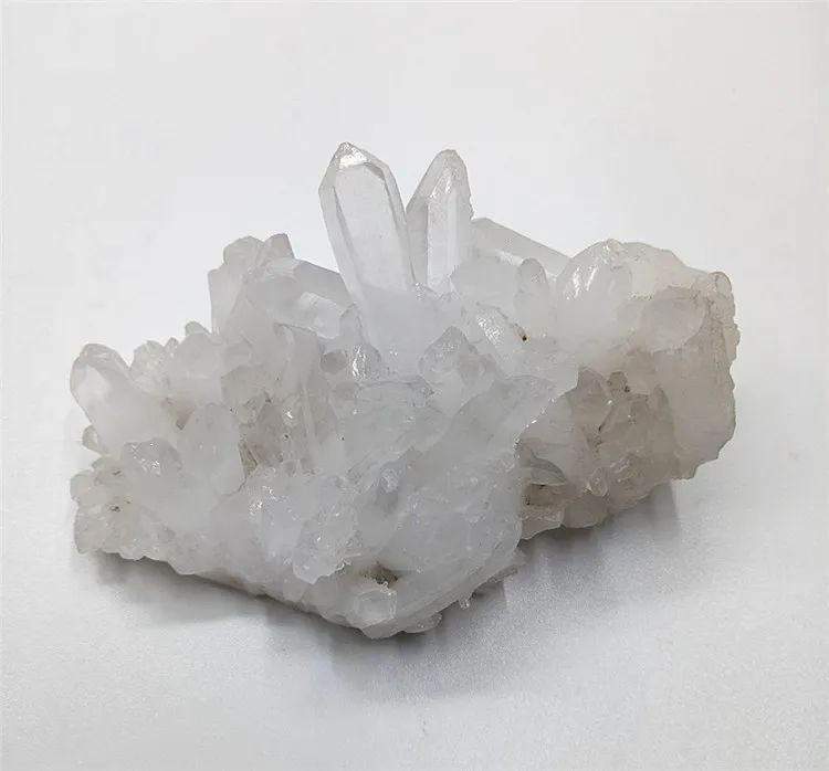 70 g natural clear crystal Stone cluster beautiful white quartz crystal cluster reiki healing for decoration