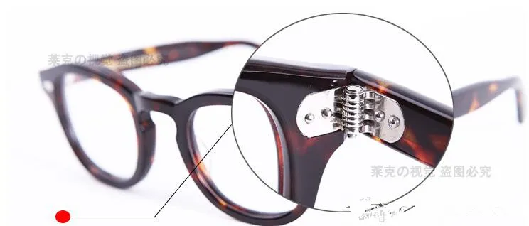 солнцезащитные очки Johnny Depp Woody Allen oculos de qualidade Superior Marca Rodada oculos Modura Lemtosh Preto Frete gratis или Tamanho 168S