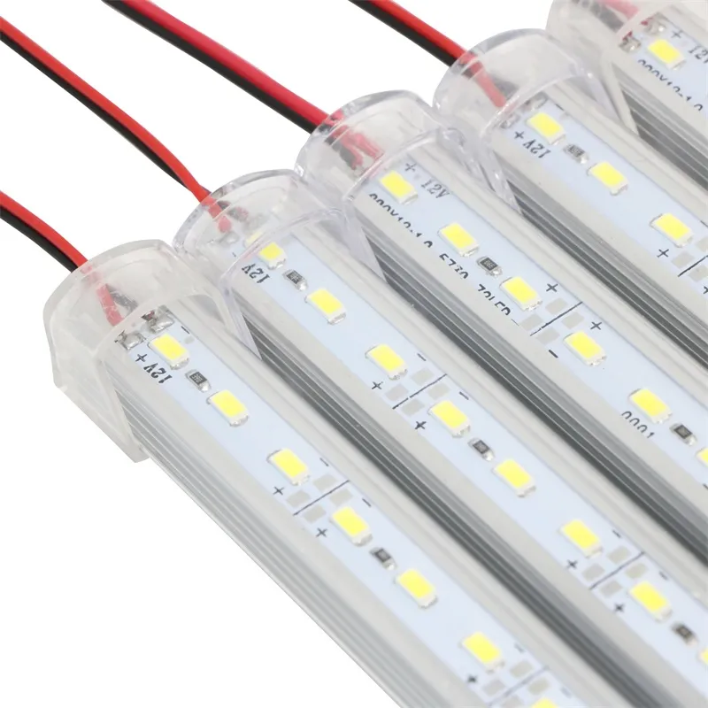 スーパーブライトハードリジッドバーライトDC12V 36 72 LED SMD 5630 5730アルミニウム合金LEDストリップライトCaver305K