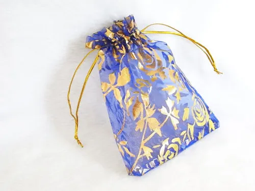 Wholesale Gorgeous Organza 5"x4" Gift Bags Organza Wedding Party Gift Jewellery Bags Pouches