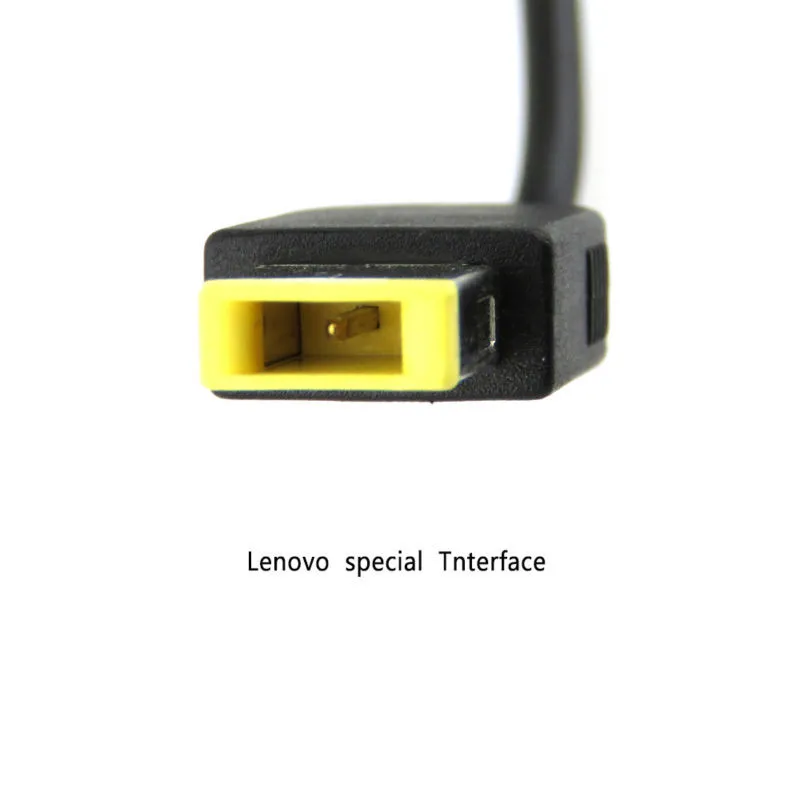 Alta Qualidade Laptop Adaptador AC 20V 4.5A 90W Dica retângulo amarelo com Pin para Lenovo