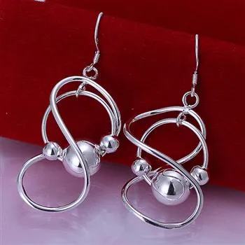 Venda por atacado - menor preço de presente de Natal 925 Sterling Silver Moda Earrings E071