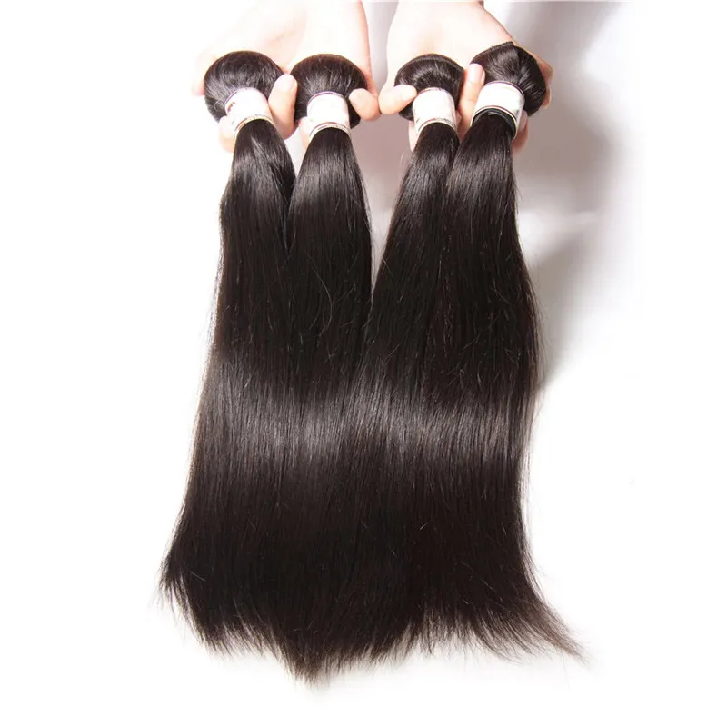 Cambodian Virgin Hair Straight Unprocessed Human Hair silky straight Brazilan Virgin hair /bundles Weaving Weaves