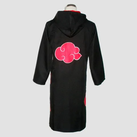  cosplay costume  Akatsuki Uchiha Itachi Cosplay Cloak Hooded2096