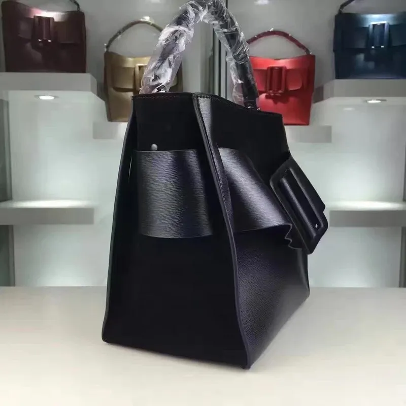 Genuine Clutch Bags New Women Crossbody Bag Small Fashion Burgundy Bag Belt Boyy Handbag Leather High Quality Bobby Bags Single Shoulder Bag