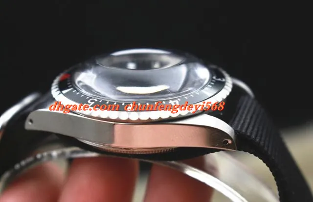 豪華な時計176200ブラックダイヤルNO-D自動機械ムーブメントメンズウォッチウォッチ295Q