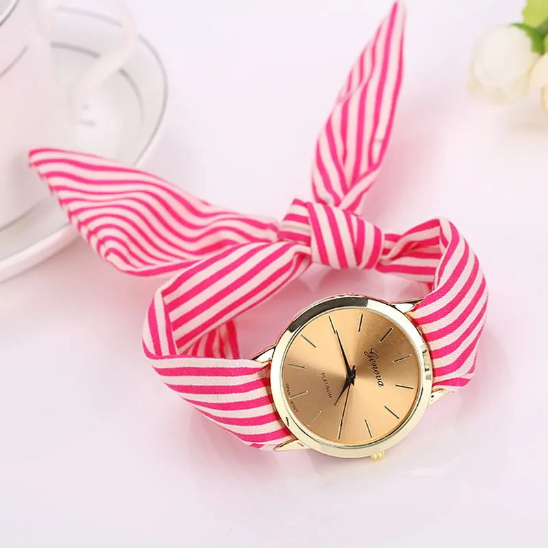 Acquistare Orologi Da Donna Con Cinturino In Tessuto A Righe Da Donna  Economico | Consegna Veloce E Qualità | It.Dhgate