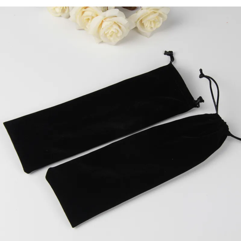 Velvet Drawstring Pouch 8x17cm 8x22cm pack of 50 Pen Hair Makup Jewelry Gift Packaing Bag315h