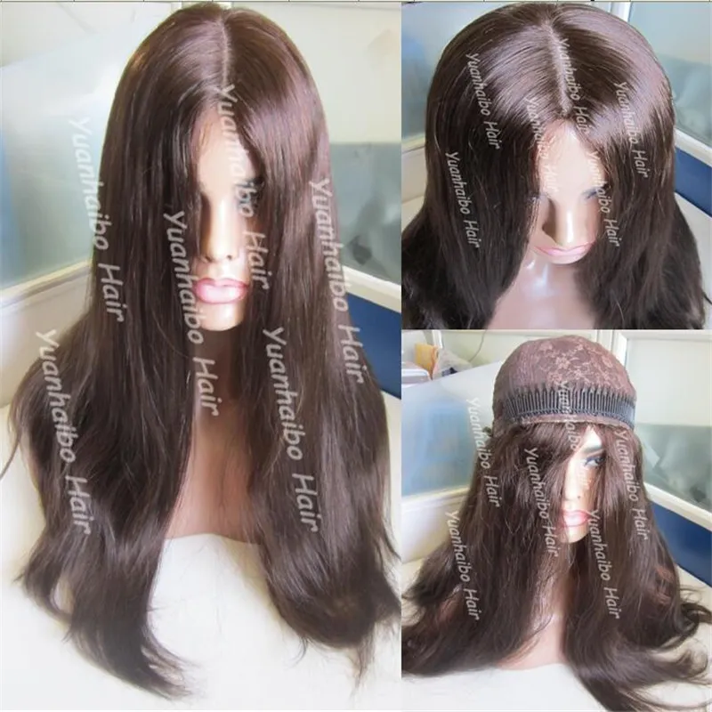 8A Grade Human Hair Best Sheitels 4x4Silk Top Jewish Wigs Finest Virgin Mongolian Hair Kosher Wigs Capless Wigs 